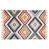 MILIBOO Tapis Style Berbère Avec Pompons Multicolore 160 X 230 Cm JEMAA - Multicolore -France MILIBOO Soldes 2022 36379956 1