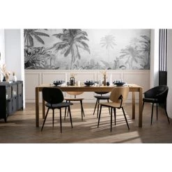 MILIBOO Chaise Design Noire PRECIO - Noir -France MILIBOO Soldes 2022 36494710 5