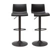 MILIBOO Tabourets De Bar Réglables Design En Métal Noir (lot De 2) ONA - Noir