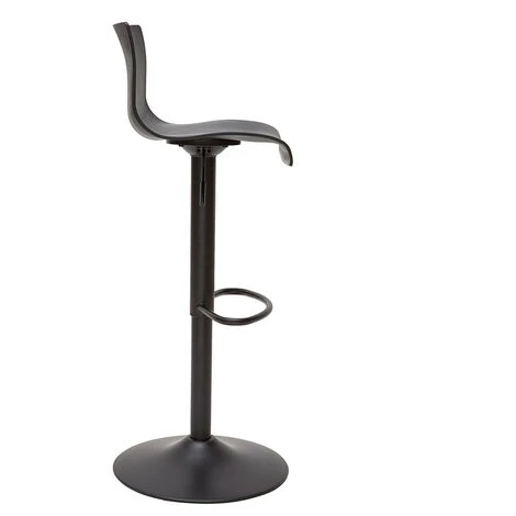 MILIBOO Tabourets De Bar Réglables Design En Métal Noir (lot De 2) ONA - Noir 6 MILIBOO Tabourets De Bar Réglables Design En Métal Noir (lot De 2) ONA - Noir – Image 4