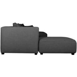 MILIBOO Canapé D'angle Modulable Grand Format 4 éléments Gris Foncé PLURIEL - Gris Anthracite Mat -France MILIBOO Soldes 2022 36912920 3