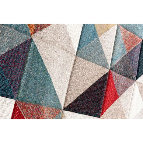 MILIBOO Tapis Motifs Graphiques Multicolore 160 X 230 Cm CHROMA - Taupe 4 MILIBOO Tapis Motifs Graphiques Multicolore 160 X 230 Cm CHROMA - Taupe – Image 2