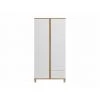 MILIBOO Armoire Scandinave Avec Penderie Et étagères Blanc Et Bois EILIE - Blanc -France MILIBOO Soldes 2022 37144469 1