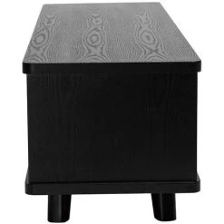 MILIBOO Meuble TV Vintage Noir Avec Tiroirs L140 Cm FIFTIES - Noir -France MILIBOO Soldes 2022 37222218 4