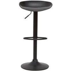 MILIBOO Tabourets De Bar Réglables Design Noirs H65 Cm (lot De 2) PEBBLE - Noir -France MILIBOO Soldes 2022 38918943 2