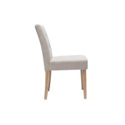 MILIBOO Chaises Capitonnées En Tissu Beige Naturel Et Bois (lot De 2) ESTER - Naturel -France MILIBOO Soldes 2022 39903689 4