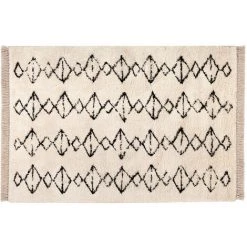 MILIBOO Tapis à Motifs Losanges 160 X 230 Cm ZITOUN - Ivoire