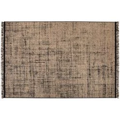 MILIBOO Tapis Vintage Noir Et Naturel160 X 230 Cm ALVA - Naturel