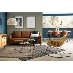 MILIBOO Tapis Vintage Noir Et Naturel160 X 230 Cm ALVA - Naturel -France MILIBOO Soldes 2022 40575300 4