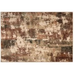 MILIBOO Tapis Effet Usé Tons Cuivrés 160 X 230 Cm KIKA - Cuivre