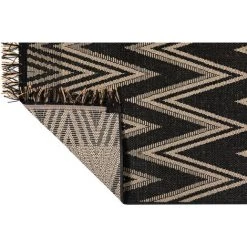 MILIBOO Tapis Chevrons Noir 200 X 290 Cm MISSO - Noir Carbone -France MILIBOO Soldes 2022 41912159 3