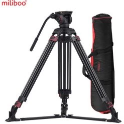 Miliboo Mtt609A Photographie Professionnelle 3 Sections Trepied Alliage D'Aluminium A 360 Degres Panorama Fluide Bol Hydraulique Tete Max. Hauteur 170Cm Capacite De Charge De 5,6 Pieds 15 Kg Pour Camescopes Canon Nikon Sony Dslr Camersas -France MILIBOO Soldes 2022 42103258 3
