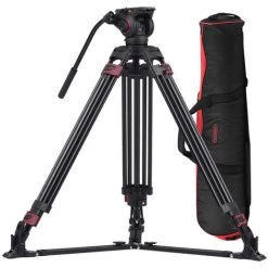 Miliboo Mtt609A Photographie Professionnelle 3 Sections Trepied Alliage D'Aluminium A 360 Degres Panorama Fluide Bol Hydraulique Tete Max. Hauteur 170Cm Capacite De Charge De 5,6 Pieds 15 Kg Pour Camescopes Canon Nikon Sony Dslr Camersas -France MILIBOO Soldes 2022 42103258 5