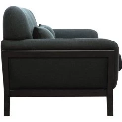 MILIBOO Canapé Scandinave 3 Places Tissu Gris Foncé Et Pieds Bois Noir YOKO - Gris Foncé 9 MILIBOO Canapé Scandinave 3 Places Tissu Gris Foncé Et Pieds Bois Noir YOKO - Gris Foncé -France MILIBOO Soldes 2022 42500486 3