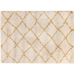 MILIBOO Tapis Polypropylène Jaune 160 X 230 Cm BERBERE - Jaune