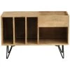 MILIBOO Buffet De Rangement Vinyles Manguier Et Métal L90 Cm BOOGIE - Bronze -France MILIBOO Soldes 2022 43817974 1