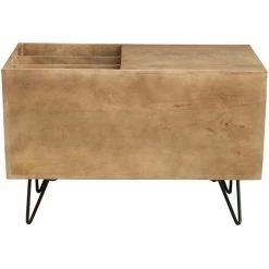 MILIBOO Buffet De Rangement Vinyles Manguier Et Métal L90 Cm BOOGIE - Bronze 7 MILIBOO Buffet De Rangement Vinyles Manguier Et Métal L90 Cm BOOGIE - Bronze -France MILIBOO Soldes 2022 43817974 3