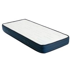 MILIBOO Matelas Avec Mousse à Mémoire De Forme 90 X 200 Cm OLIVER - Blanc Et Bleu
