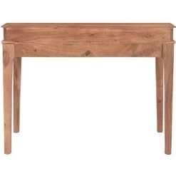 MILIBOO Bureau Vintage En Acacia Massif Avec Niche Et Tiroirs L115 Cm GARY - Naturel -France MILIBOO Soldes 2022 43964668 4