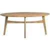 MILIBOO Table Basse Ovale En Manguier Massif Clair L100 Cm PALEY - Marron Clair -France MILIBOO Soldes 2022 44051624 1