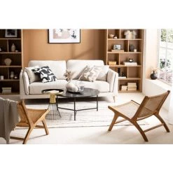 MILIBOO Table Basse Ronde En Marbre Noir D90 Cm BUMCELLO - Noir -France MILIBOO Soldes 2022 44051656 5