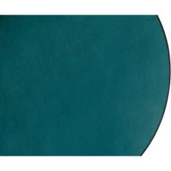 MILIBOO Suspension Bi-matière Velours Bleu Paon Et Rabane D49 Cm VERSO - Bleu Pétrole Mat -France MILIBOO Soldes 2022 45093081 3