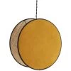 MILIBOO Suspension Bohème Bi-matière Velours Jaune Moutarde Et Rabane D35 Cm VERSO - Jaune Mat 2 MILIBOO Suspension Bohème Bi-matière Velours Jaune Moutarde Et Rabane D35 Cm VERSO - Jaune Mat -France MILIBOO Soldes 2022 45093084 1