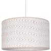 MILIBOO Suspension Ethnique En Rabane Naturel Et Blanc D35 Cm HOCHO - Blanc -France MILIBOO Soldes 2022 45093101 1