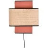 MILIBOO Applique Murale En Lin Rouge Brique Et Rabane TERA - Orange 1 MILIBOO Applique Murale En Lin Rouge Brique Et Rabane TERA - Orange -France MILIBOO Soldes 2022 45093118 1