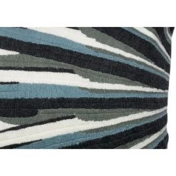 MILIBOO Coussin En Coton à Motif Brodé Bleu Gris 40 X 65 Cm ARTA - Bleu -France MILIBOO Soldes 2022 45262499 2