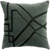 MILIBOO Coussin En Coton Thym Avec Motif Noir Brodé 45 X 45 Cm CROP - Vert -France MILIBOO Soldes 2022 45837719 1