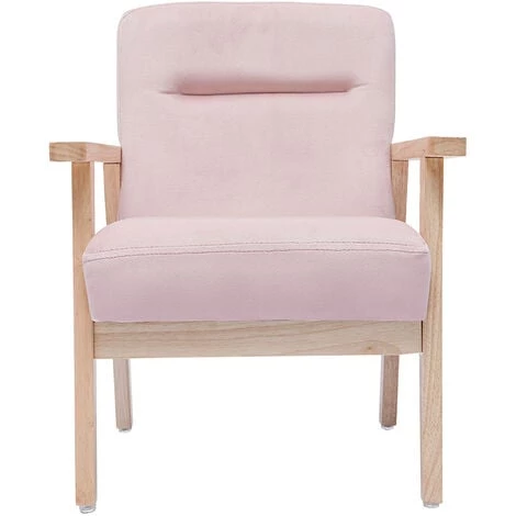 MILIBOO Fauteuil Enfant Scandinave En Tissu Velours Rose BABY ABYSS - Rose Tendre Velours 3 MILIBOO Fauteuil Enfant Scandinave En Tissu Velours Rose BABY ABYSS - Rose Tendre Velours