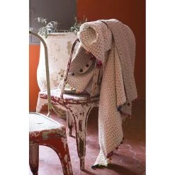 MILIBOO Plaid En Coton Avec Pompons Multicolores 140 X 200 Cm FILEA - Naturel -France MILIBOO Soldes 2022 46759829 3