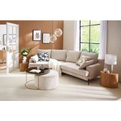 MILIBOO Pouf Rond En Velours Côtelé Jaune D70 Cm LOUIS - Jaune Velours 9 MILIBOO Pouf Rond En Velours Côtelé Jaune D70 Cm LOUIS - Jaune Velours -France MILIBOO Soldes 2022 46816991 3