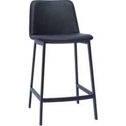 MILIBOO Tabourets De Bar Design Noirs H66 Cm (lot De 2) ARSENE - Noir -France MILIBOO Soldes 2022 46974972 3