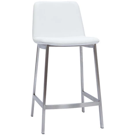 MILIBOO Tabourets De Bar Design Blancs H66 Cm (lot De 2) ARSENE - Blanc 5 MILIBOO Tabourets De Bar Design Blancs H66 Cm (lot De 2) ARSENE - Blanc – Image 3