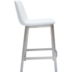 MILIBOO Tabourets De Bar Design Blancs H66 Cm (lot De 2) ARSENE - Blanc 9 MILIBOO Tabourets De Bar Design Blancs H66 Cm (lot De 2) ARSENE - Blanc -France MILIBOO Soldes 2022 46974977 4