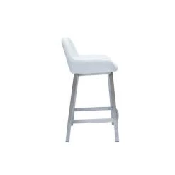 MILIBOO Tabourets De Bar Design Blancs Et Pieds Métal (lot De 2) RINGER - Blanc -France MILIBOO Soldes 2022 46974981 4