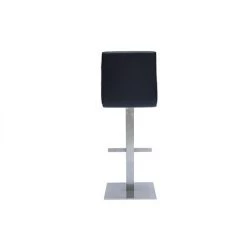 MILIBOO Tabouret De Bar Design Noir Et Inox Brossé NENY - Noir -France MILIBOO Soldes 2022 46974993 4