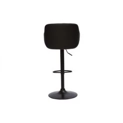 MILIBOO Tabouret De Bar Design Réglable Noir Et Bois Foncé LUCIEN - Noyer / Noir -France MILIBOO Soldes 2022 47332172 4