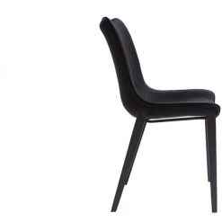 MILIBOO Chaises Design En Tissu Velours Noir Et Métal (lot De 2) BLAZE - Noir Velours 10 MILIBOO Chaises Design En Tissu Velours Noir Et Métal (lot De 2) BLAZE - Noir Velours -France MILIBOO Soldes 2022 47908406 4