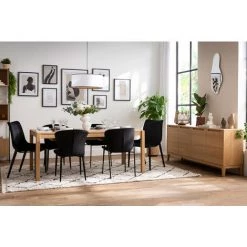 MILIBOO Chaises Design En Tissu Velours Noir Et Métal (lot De 2) BLAZE - Noir Velours 11 MILIBOO Chaises Design En Tissu Velours Noir Et Métal (lot De 2) BLAZE - Noir Velours -France MILIBOO Soldes 2022 47908406 5