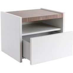 MILIBOO Tables De Chevet Design Avec Tiroir Blanc Mat Et Finition Noyer (lot De 2) VERDI - Noyer Mat 8 MILIBOO Tables De Chevet Design Avec Tiroir Blanc Mat Et Finition Noyer (lot De 2) VERDI - Noyer Mat -France MILIBOO Soldes 2022 48131221 3