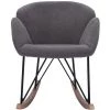 MILIBOO Rocking Chair Design Effet Velours Gris RHAPSODY - Gris Velours 1 MILIBOO Rocking Chair Design Effet Velours Gris RHAPSODY - Gris Velours -France MILIBOO Soldes 2022 48190622 1
