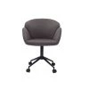 MILIBOO Fauteuil De Bureau Design En Tissu Gris Foncé RHAPSODY - Gris Foncé -France MILIBOO Soldes 2022 48501396 1
