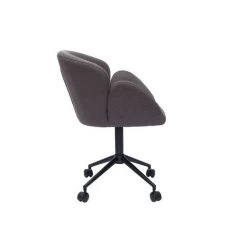MILIBOO Fauteuil De Bureau Design En Tissu Gris Foncé RHAPSODY - Gris Foncé -France MILIBOO Soldes 2022 48501396 3