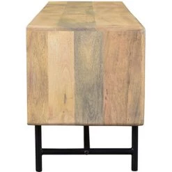 MILIBOO Meuble TV Manguier Et Métal L145 Cm JUNO-MORISSON - Naturel 10 MILIBOO Meuble TV Manguier Et Métal L145 Cm JUNO-MORISSON - Naturel -France MILIBOO Soldes 2022 48913060 4