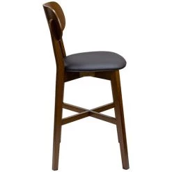 MILIBOO Tabouret De Bar Finition Noyer Et Assise Noire H65 Cm LUCIA - Noyer / Noir 8 MILIBOO Tabouret De Bar Finition Noyer Et Assise Noire H65 Cm LUCIA - Noyer / Noir -France MILIBOO Soldes 2022 49177130 3