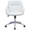 MILIBOO Chaise De Bureau Pivotante Blanc Et Bois Clair MARLOW - Bois Clair / Blanc -France MILIBOO Soldes 2022 49898052 1