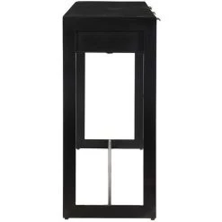 MILIBOO Console Design Avec 3 Tiroirs Noir Et Doré L115 Cm AVIDAN - Bois Clair / Noir -France MILIBOO Soldes 2022 50085735 4